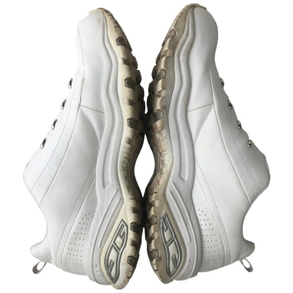 Skechers Sport Premium Premix Leather Slip On Sneaker SN1704 Womens White 10 - Picture 2 of 10